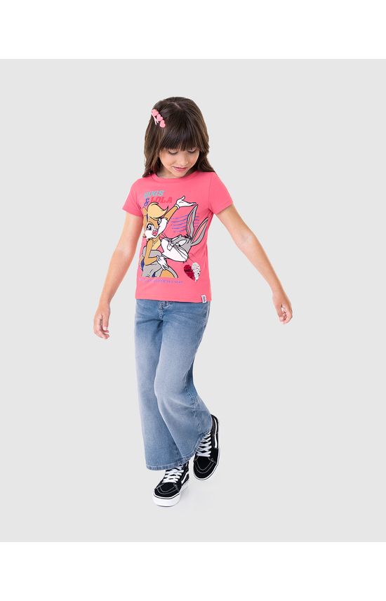 Blusa Infantil Menina Bugs & Lola Looney Tunes Em Algodão Malwee Kids