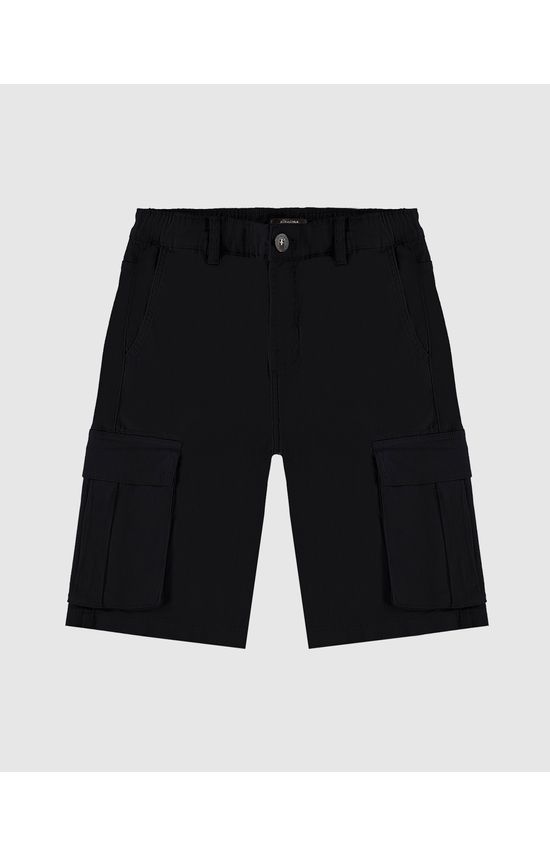 Bermuda Chino Masculina Cargo Em Sarja Com Elastano - ENFIM