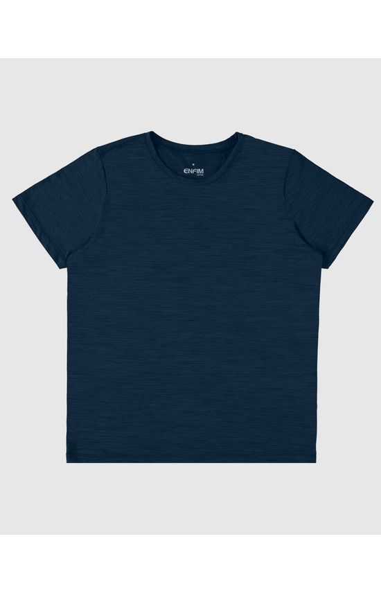 T-shirt Masculina Slim Com Passante Para Fone De Ouvido Poliamida - ENFIM