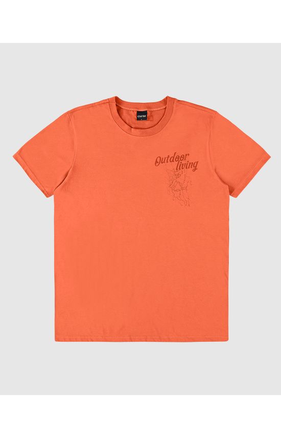 Camiseta Masculina Outdoor Living Em Algodão - ENFIM
