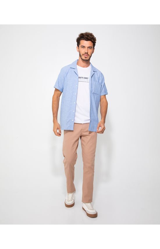 Camiseta Masculina Regular South Coast Em Algodão - ENFIM