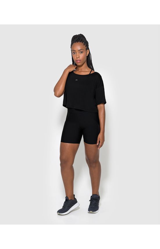 Blusa Box Feminina Decote Redondo Em Malha Com Proteção UV50+ - ENFIM