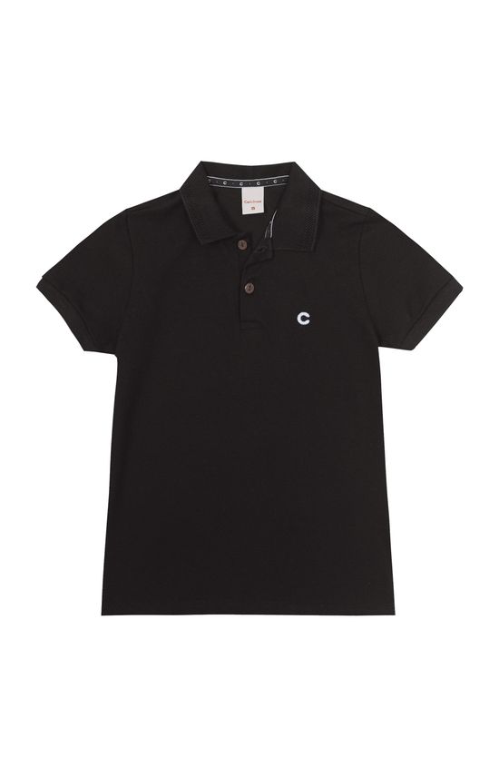 Camisa Polo Menino Peitilho Frontal Em Piquet Premium Carinhoso