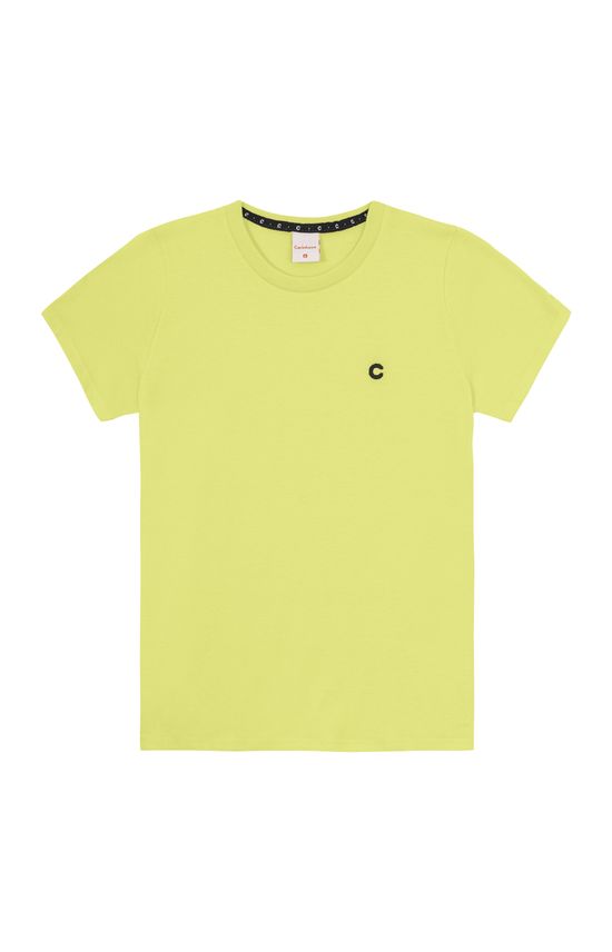 Camiseta Menino Manga Curta Em Algodão - Carinhoso