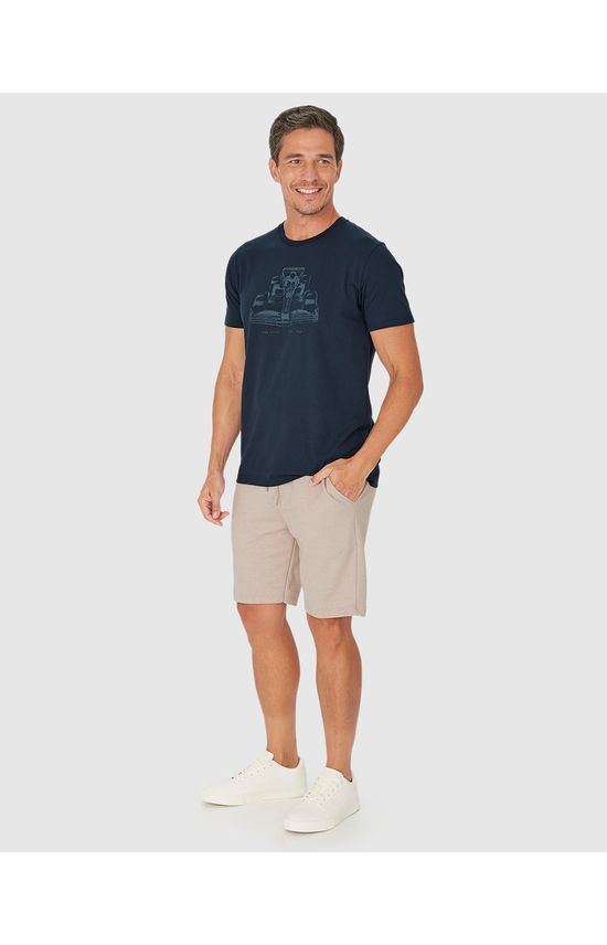 Camiseta Masculina Estampa High Speed Em Algodão