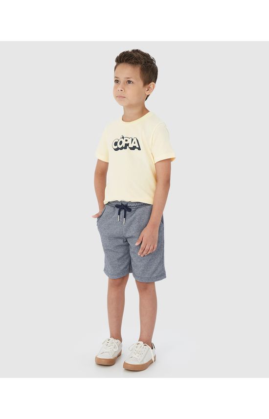 Camiseta Infantil Menino Estampa Cópia Em Algodão Malwee Kids