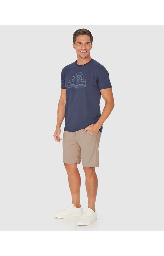 Bermuda Masculina Comfort Em Moletom Piquet