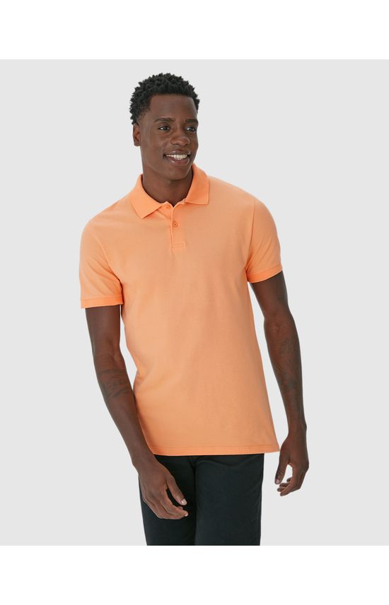 Camisa Polo Básica Masculina Gola Esporte Piquet Stretch
