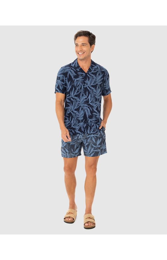 Shorts Masculino Cadarço Funcional Em Microfibra