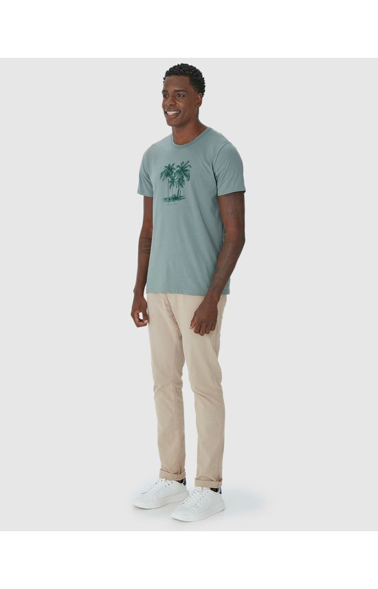 Camiseta Masculina Decote Redondo Resting Place Em Algodão
