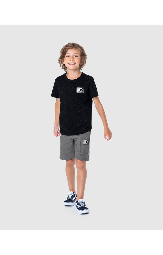 Conjunto Infantil Menino Camiseta Em Malha Botonê Malwee Kids