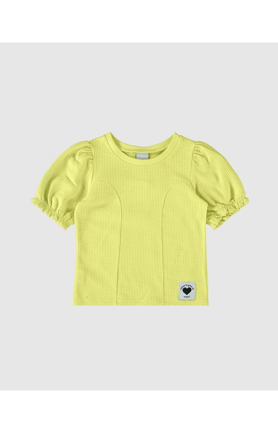 Blusa Infantil Menina Box Em Malha Texturizada Malwee Kids