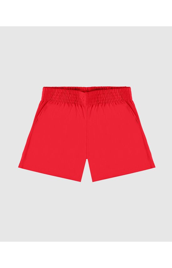 Shorts Infantil Menina Com Bolso Faca Em Algodão Comfy Malwee Kids
