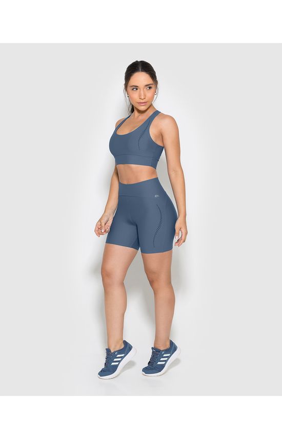 Top Nadador Esportivo Estampa Frontal Em Malha Com Proteção UV50+ - ENFIM