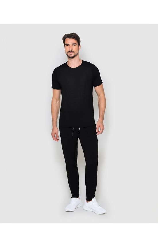 Camiseta Masculina Regular Em Malha Dry E Proteção UV50+ - ENFIM