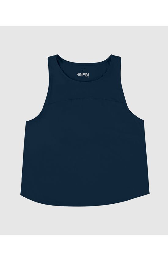 Regata Nadador Feminina Decote Halter Neck Em Malha Dry - ENFIM