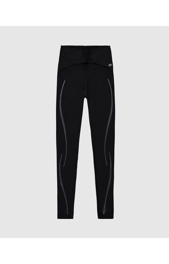Calça Legging Feminina Estampa Lateral Em Malha Com Proteção UV50+ - ENFIM
