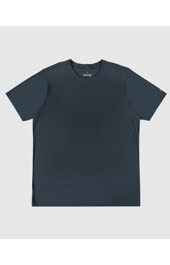 Camiseta Masculina Regular Em Malha Dry E Proteção UV50+ - ENFIM