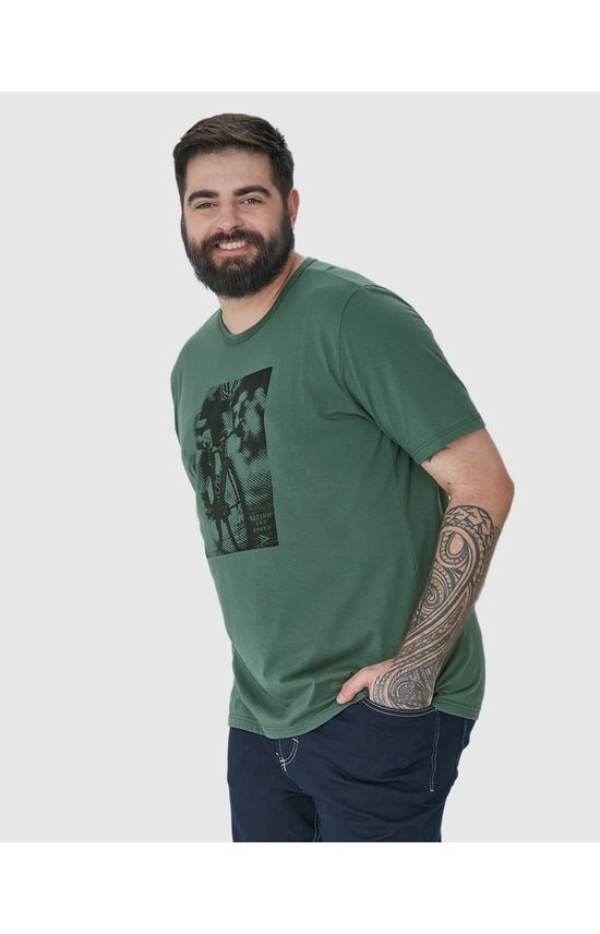 Camiseta Masculina Plus Size Regular Rhythm And Speed Em Algodão