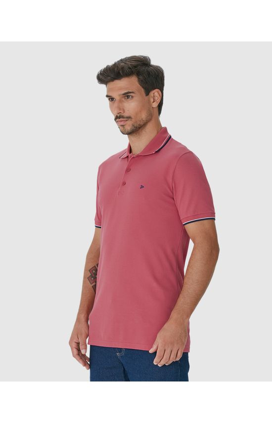 Camisa Polo Básica Masculina Em Piquet Premium