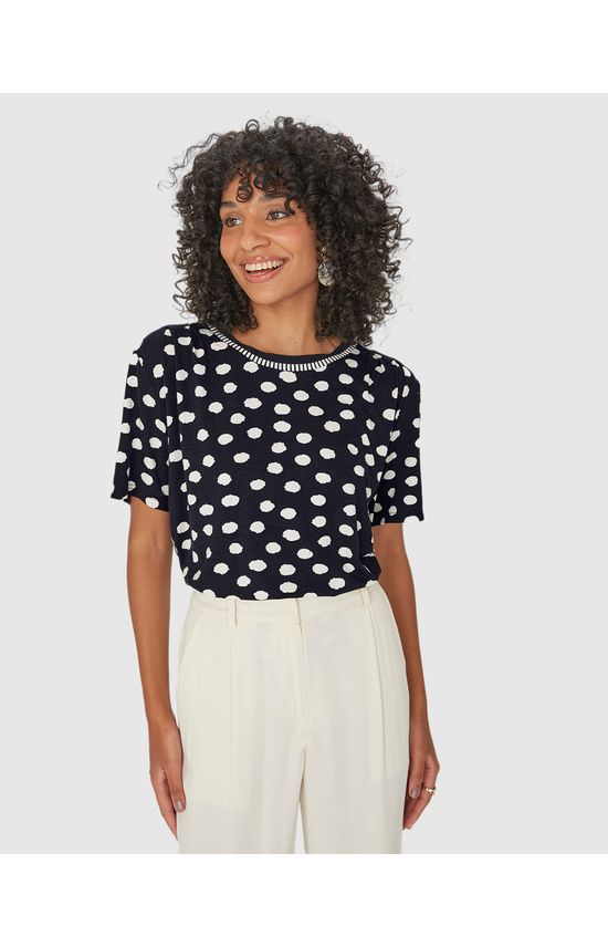 Blusa Feminina Decote Retilínea Em Malha Viscolinho Stretch