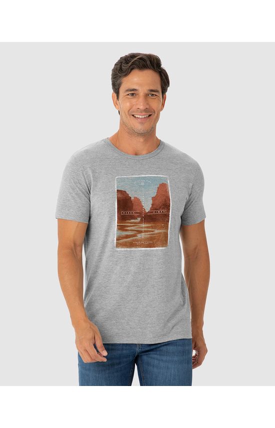 Camiseta Masculina Decote Redondo Beach Vibes Em Algodão