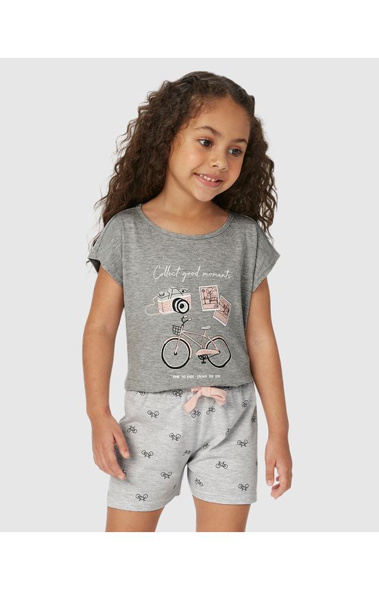 Pijama Infantil Menina Collect Good Moments Em Algodão Malwee Kids