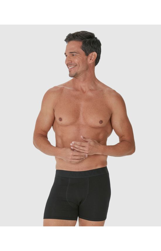 Kit Cueca Boxer Em Algodão Com Elastano