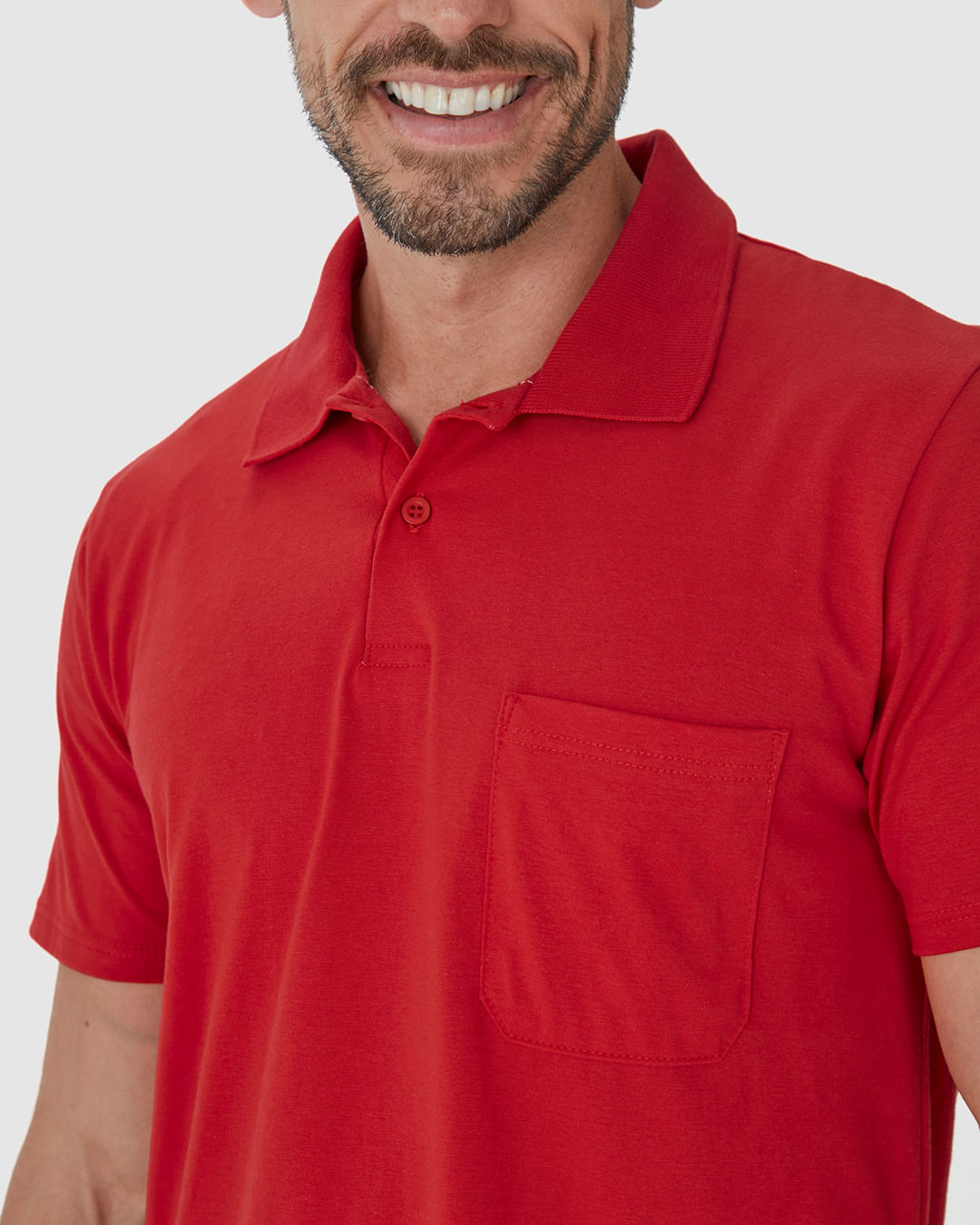 Camisa Polo Básica Masculina Gola Esporte Em Algodão - Imagem 13