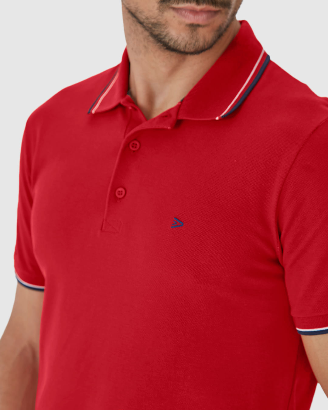 Camisa Polo Básica Masculina Em Piquet Premium - Imagem 3