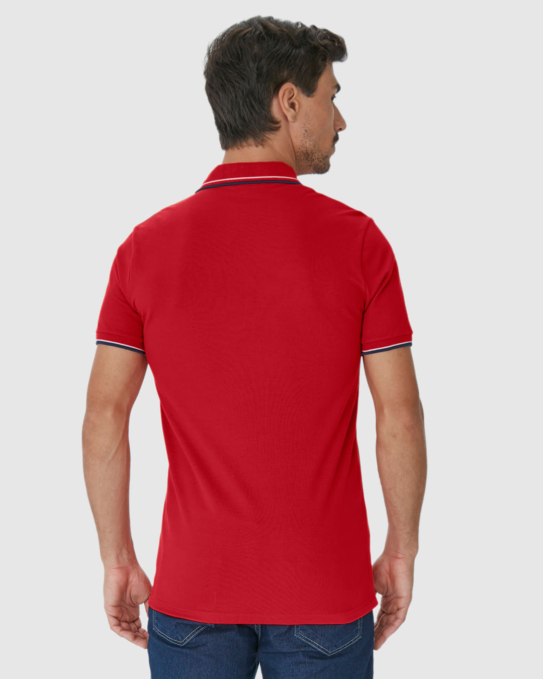 Camisa Polo Básica Masculina Em Piquet Premium - Imagem 5