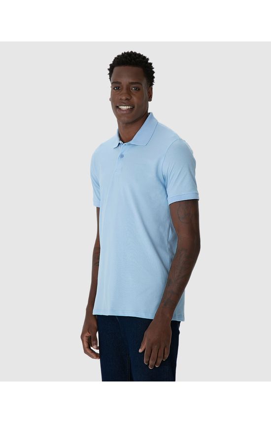 Camisa Polo Básica Masculina Gola Esporte Em Algodão