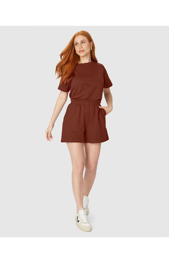 Shorts Feminino Clochard Bolso Faca Em Malha Texturizada