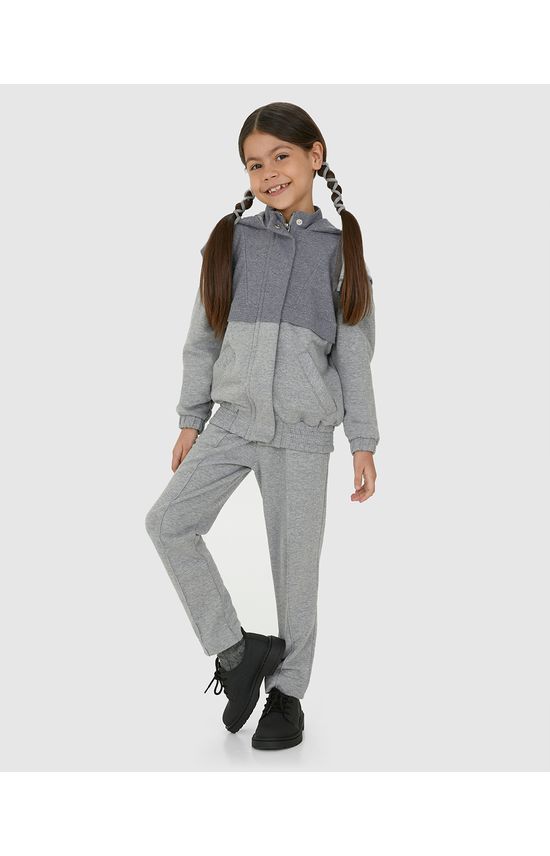 Jaqueta Infantil Bomber Com Manga Removível Moletom - Abrace O Futuro Malwee Kids
