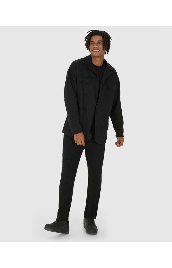 Blazer Masculino Lapela Frontal Moletom - Abrace O Futuro