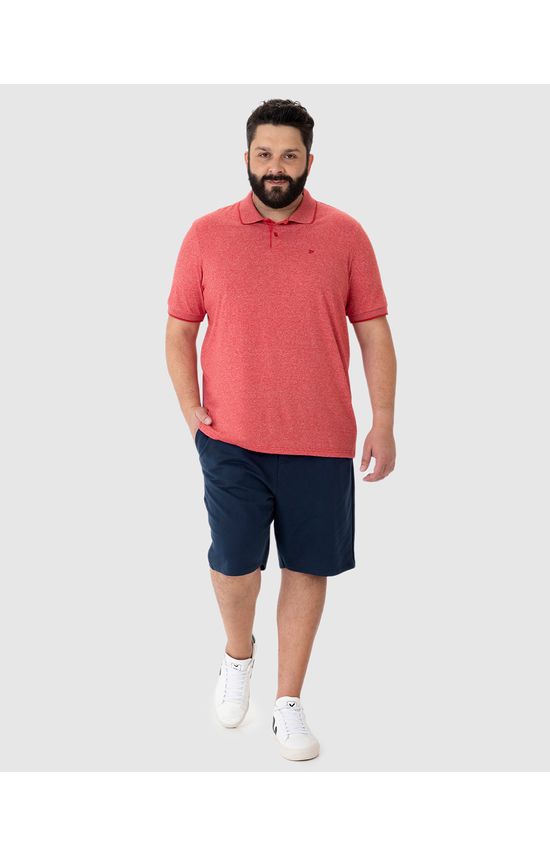 Bermuda Masculina Plus Size Listra Lateral Em Moletom
