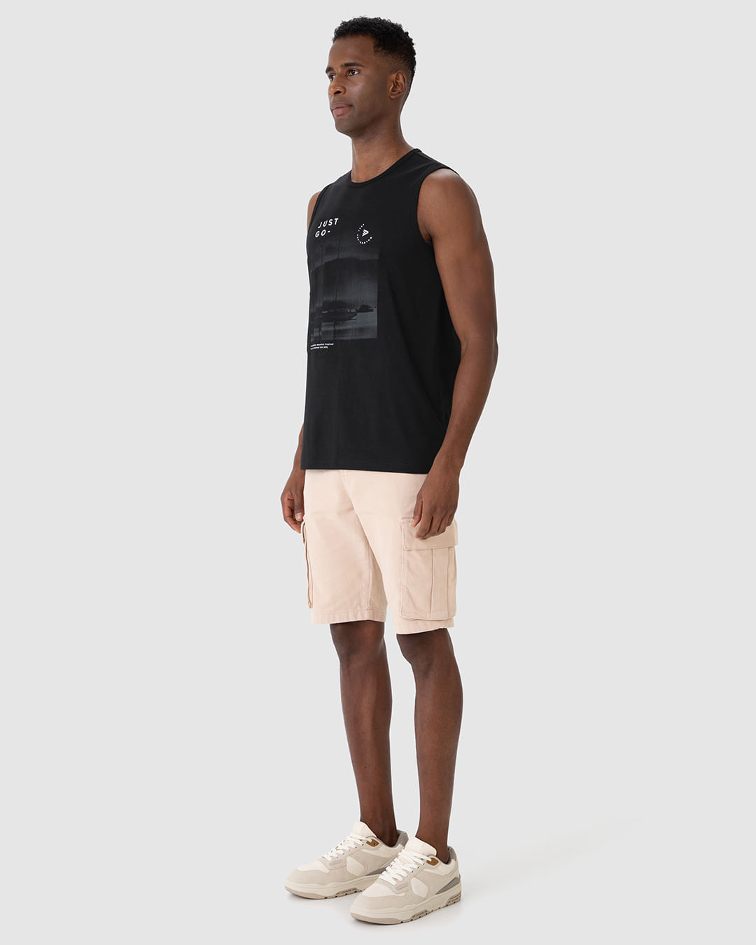 Regata Masculina Just Go Em Algodão - Imagem 7