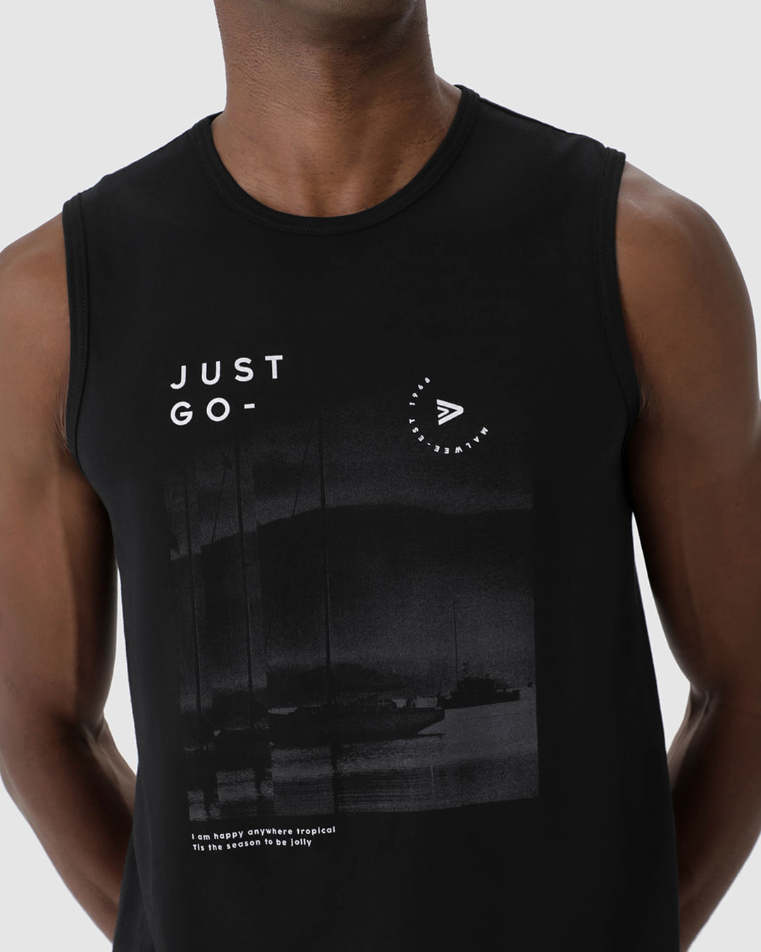 Regata Masculina Just Go Em Algodão - Imagem 3