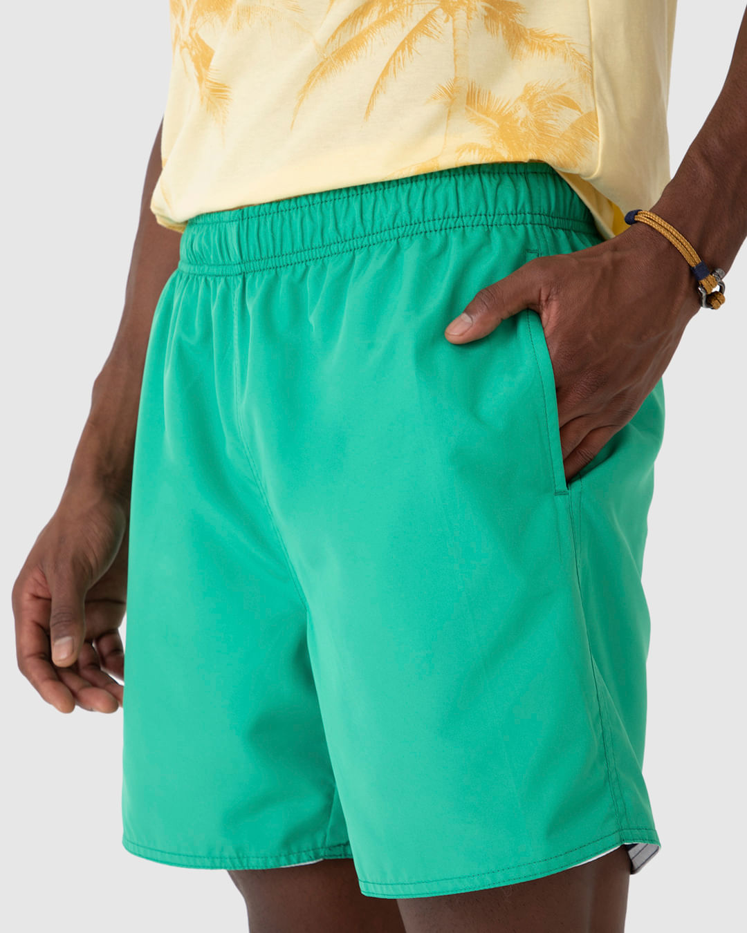 Shorts Masculino Dupla Face Estampado Em Tafetá - Imagem 39