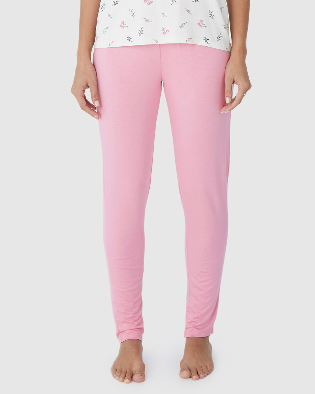 Calça Feminina De Pijama Em Malha Viscose Stretch - Imagem 3