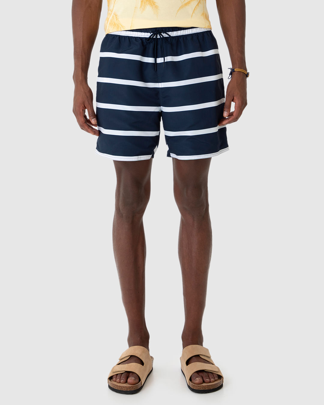 Shorts Masculino Dupla Face Estampado Em Tafetá - Imagem 40