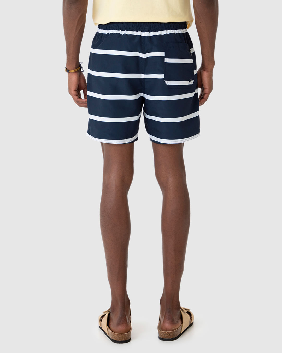 Shorts Masculino Dupla Face Estampado Em Tafetá - Imagem 5