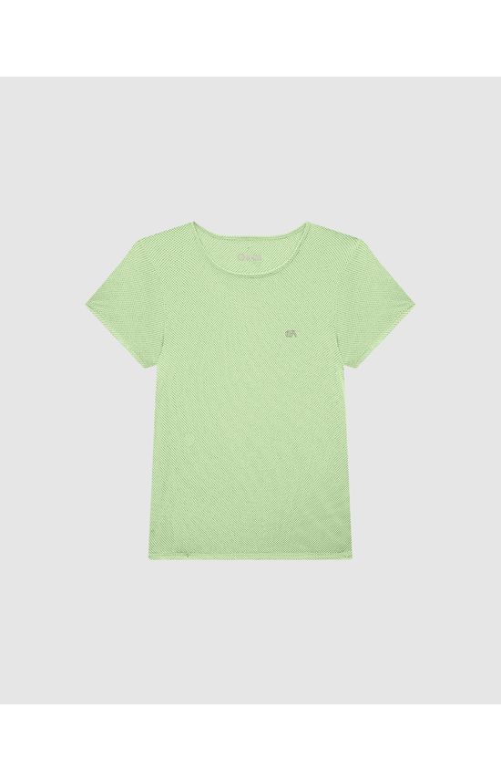 Blusa Básica Feminina Manga Curta Em Malha Dry - ENFIM
