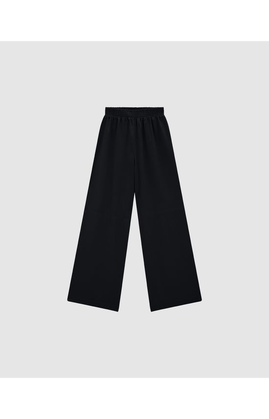 Calça Palazzo Feminina Cintura Alta Em Viscolinho - ENFIM