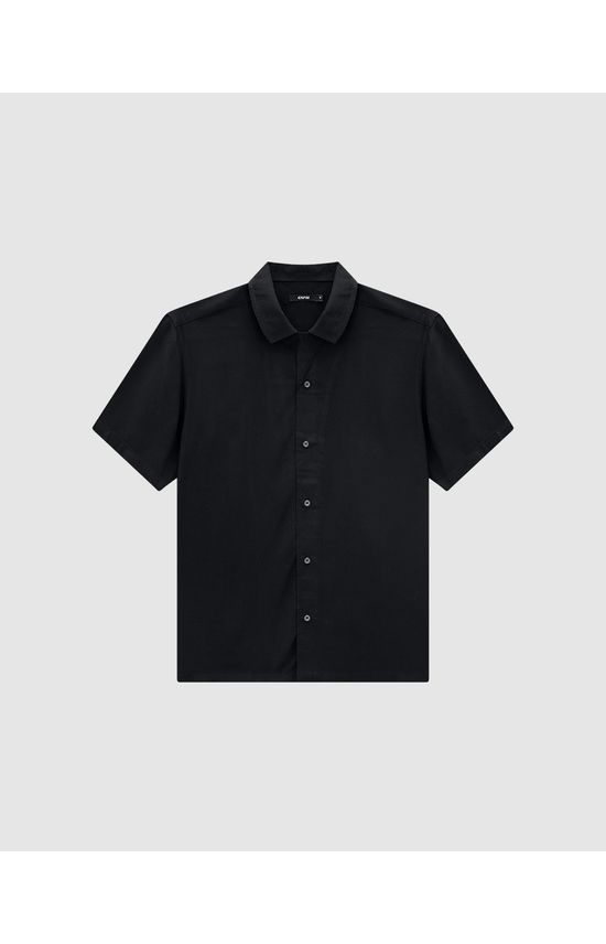 Camisa Masculina Manga Curta Em Viscose - ENFIM