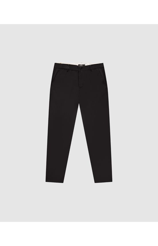 Calça Reta Masculina Bolso Embutido Em Algodão Com Elastano - ENFIM