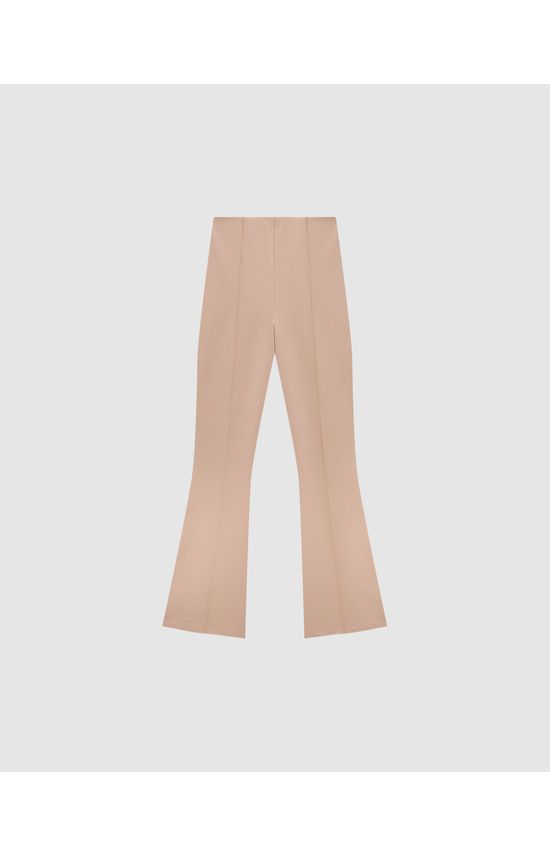 Calça Feminina Bootcut Em Malha Interlock - ENFIM