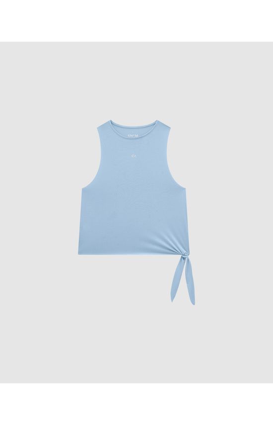 Regata Feminina Com Amarração Lateral Em Viscose Stretch - ENFIM