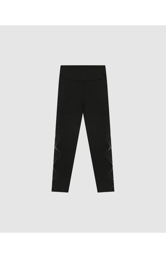 Calça Legging Feminina Estampa Lateral Em Malha Dry E Proteção UV50+ - ENFIM