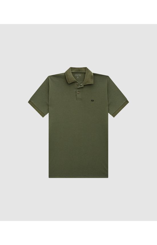 Camisa Polo Masculina Slim Gola Esporte Em Algodão Pima - ENFIM